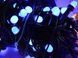 Гирлянда черный провод круглая матовая лампа 100LED (синий) LED100B-10 831158067 фото 4