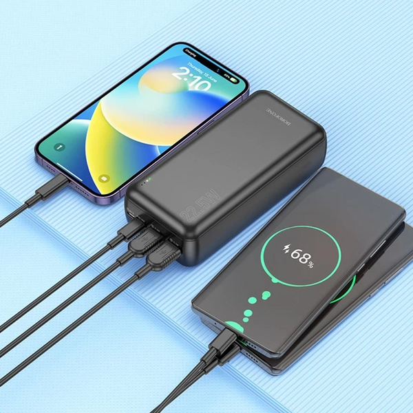 УМБ Павербанк Портативный аккумулятор BOROFONE BJ78B Clever 30000mAh 30000 фото