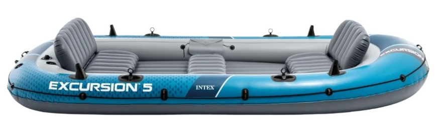 Надувний п'ятимісний човен Intex 66325 розмір 366х168х43 см 66324 фото