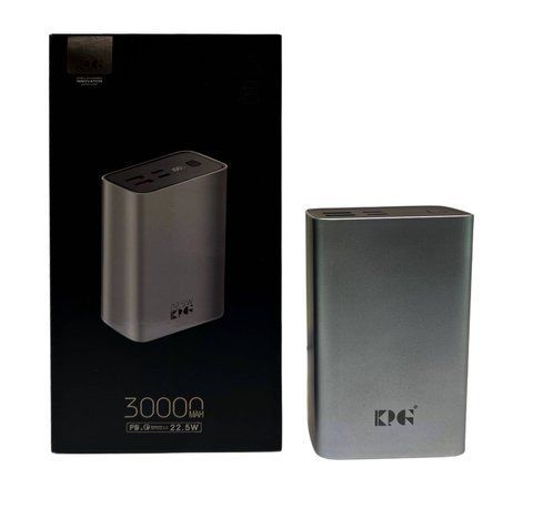 Внешний аккумулятор (power bank) 30000мА&middot;год 22,5Вт KP KPG-312 2385384311 фото