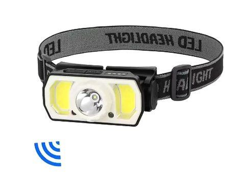 Фонарь налобный Type-C с сенсорным датчиком Bailong MH-230 2458443027 фото