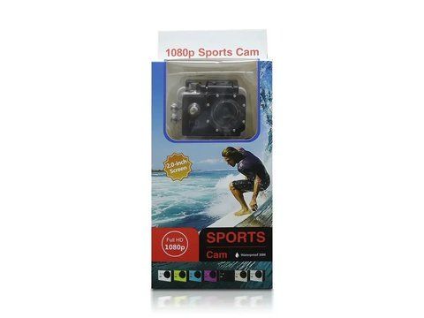 Видеокамера Action Sport Camera с дисплеем 1080p/microUSB A7 1766781972 фото