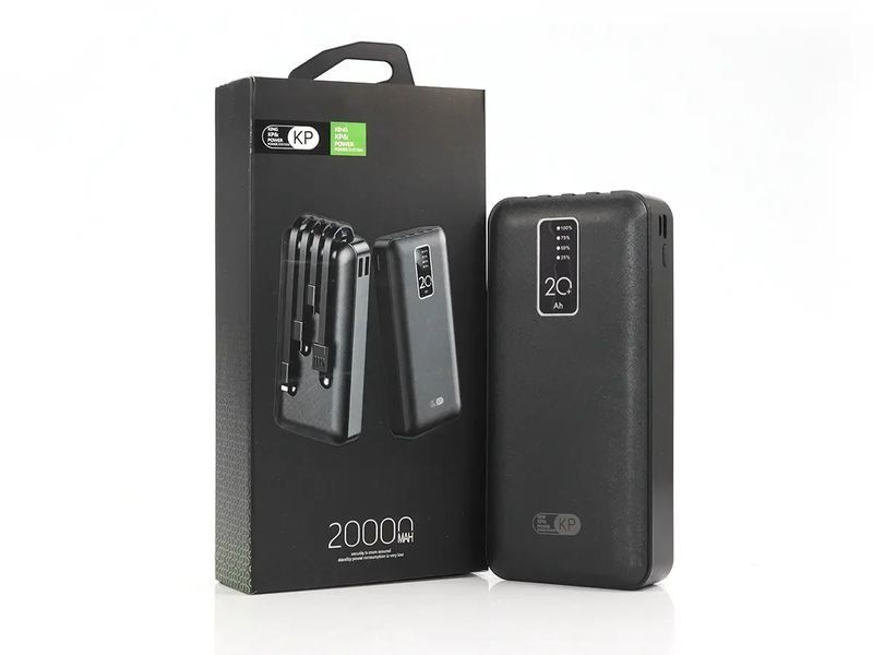 Зовнішній акумулятор (power bank) 20000мА&middot;год KP KP-27 1833718551 фото