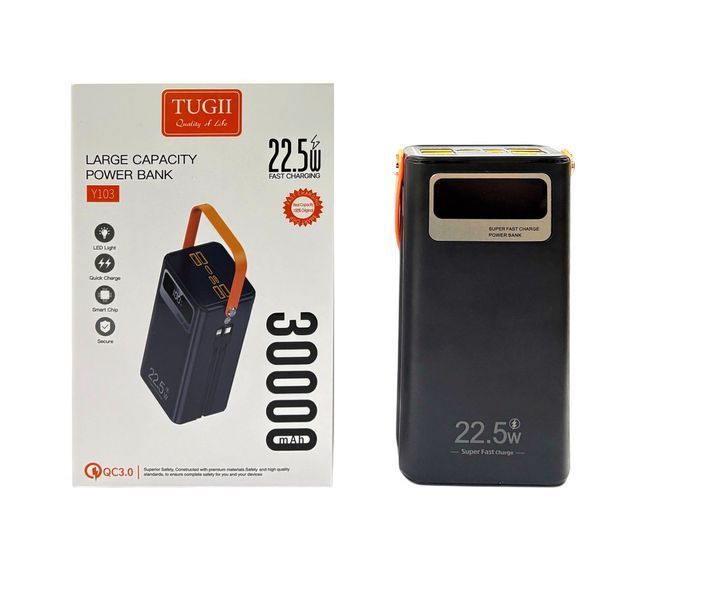 Внешний аккумулятор (power bank) 30000мА&middot;час TUGII Y103 2887124910 фото