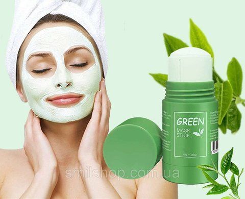 Глиняная маска Green Mask Stick PAQIMAN для Глубокого очищения и сужения Пор с экстрактом зеленого чая 75562685 фото