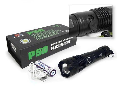 Ліхтар поліцейський Bailong 1х18650 BL-X71-P50 1175110830 фото