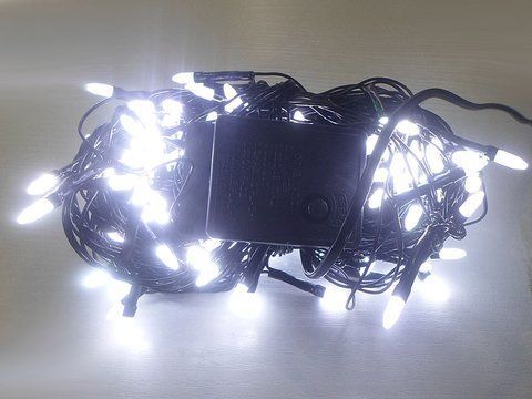 Гірлянда чорний провід матова лампа 200LED (теплий білий) LED200WW-3 1082077605 фото