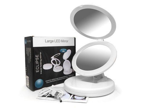 Зеркало косметическое настольное с LED подсветкой 00057 1051096229 фото