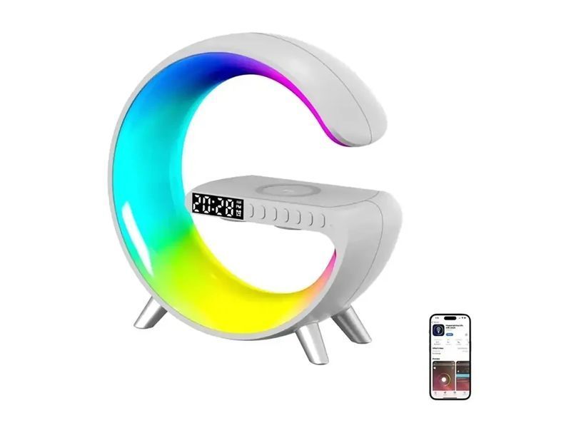 Лампа-нічник із Bluetooth-колонкою G-Smart RGB 10W Light Sound Machine 2011133828 фото