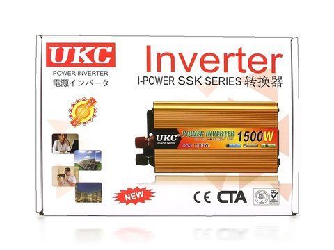 Преобразователь инвертер AC/DC 12В 1500Вт UKC SSK-1500W 1774546085 фото