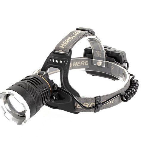 Фонарь налобный с датчиком 2x18650 micro USB 1544838139 фото