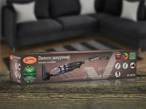 Пылесос вакуумный ручной 4200Вт 0,5л BITEK BT-8674 2229094638 фото