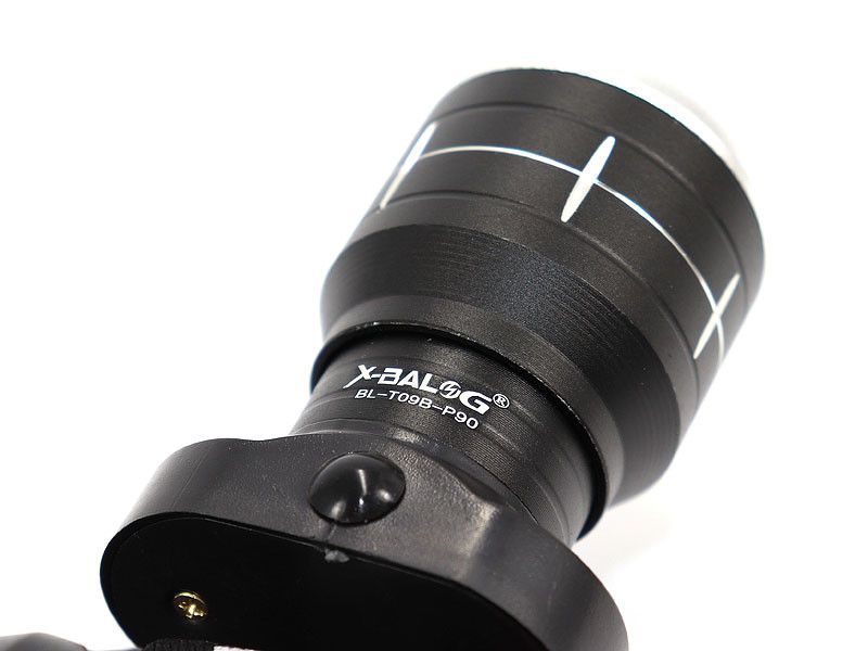 Ліхтар налобний Bailong 2х18650 micro USB BL-T09B-P90 1380219454 фото