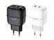 Зарядний пристрій 220В 2,4А 10,5Вт 5В USBx2 з кабелем USB - Lightning Hoco C77A Highway 1580954728 фото 2