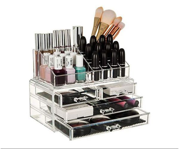 Органайзер двухуровневый Kras.A MakeUpBox для хранения косметики и аксессуаров 75562820 фото