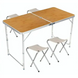 Стол и стулья для пикника Folding Table Светлое дерево 385259268 фото 1
