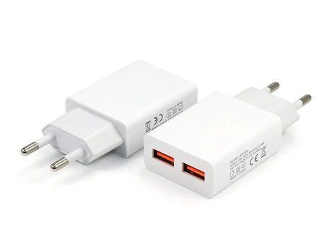 Зарядний пристрій 220В 2,1А 10Вт 5В USBx2 AR-006 1544838114 фото