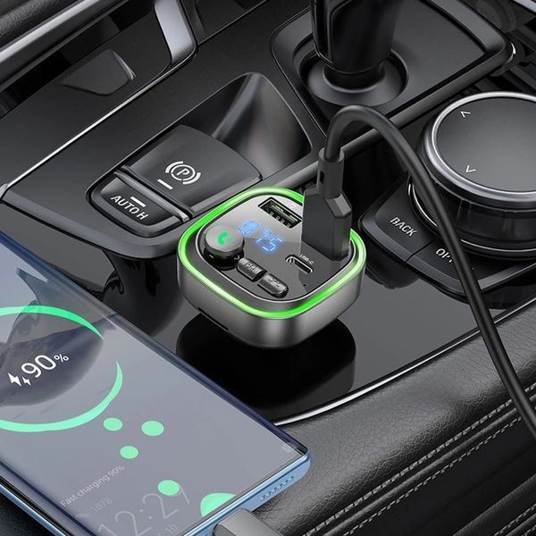 FM модулятор трансмітер Bluetooth QC3.0 Borofone BC48 Broad 2128262004 фото