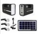 Сонячна станція потужний ліхтар акумулятор Power bank Сонячна панель + 3 лампи 87180313 фото 4