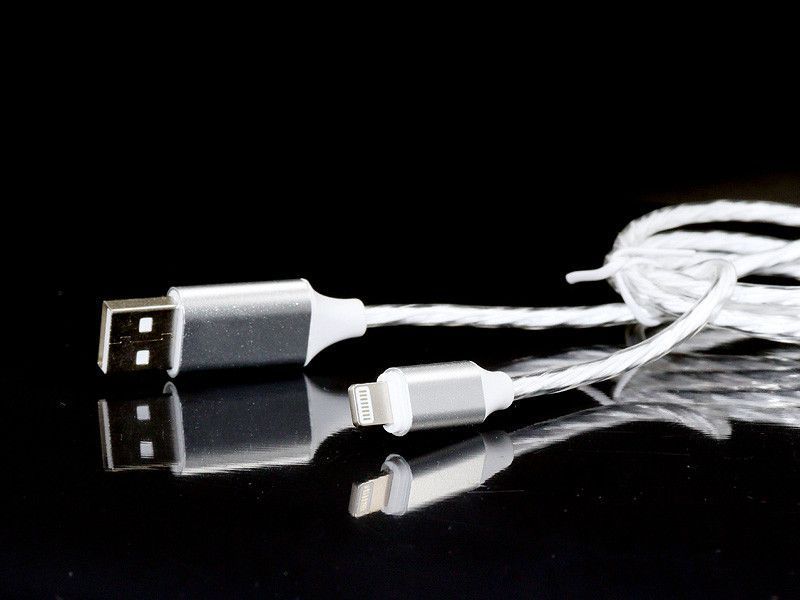 Кабель USB - Lightning світиться 1478965178 фото