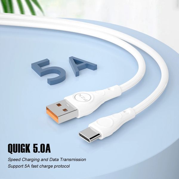 USB кабель PZX Type-C 1m 5A 75562801 фото