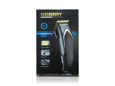 Машинка для стрижки волосся з насадками 9Вт Geemy GM-809 1868992101 фото