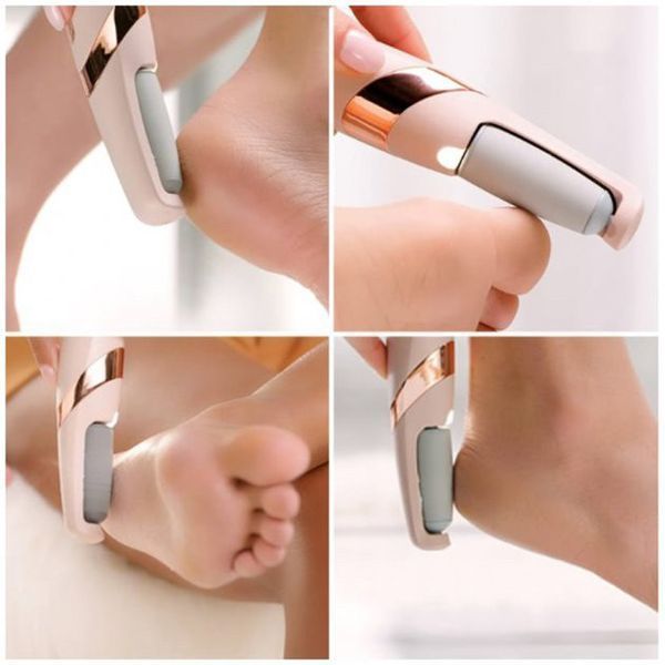 Електрична пемза для ніг Pretty girl flawless pedi, Апарат для педикюру (дві насадки) 75562706 фото