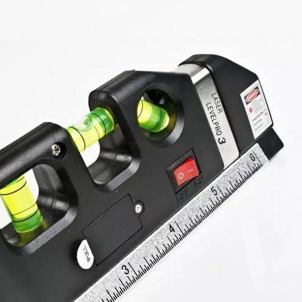 Лазерний рівень Нівелір Laser Level Pro 3 із вбудованою рулеткою 75562705 фото