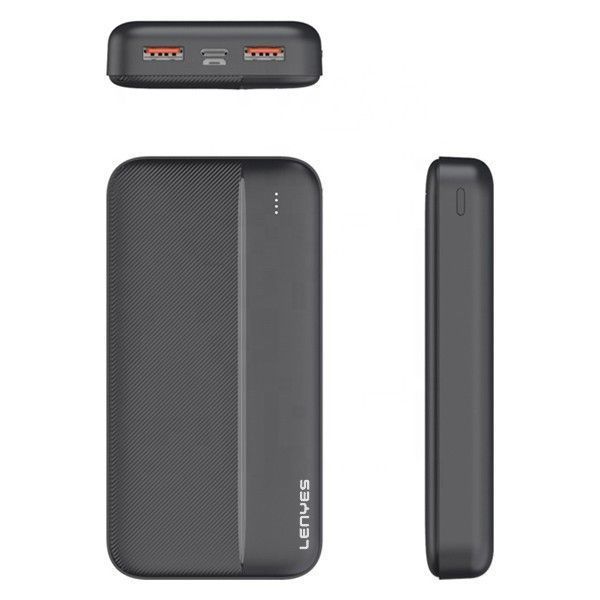 Зовнішній акумулятор Power bank 20000mAh з USB, Lenyes PX263 / Повербанк із швидкою зарядкою 75562876 фото