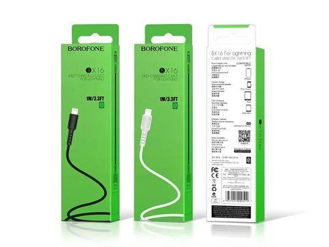 Кабель USB - Lightning Borofone BX16 Easy 1761088908 фото