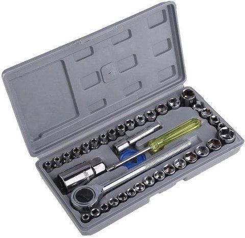 Набор инструментов в кейсе Трещотка AIWA 40 pcs Combination Socket Wrench Set 75562735 фото