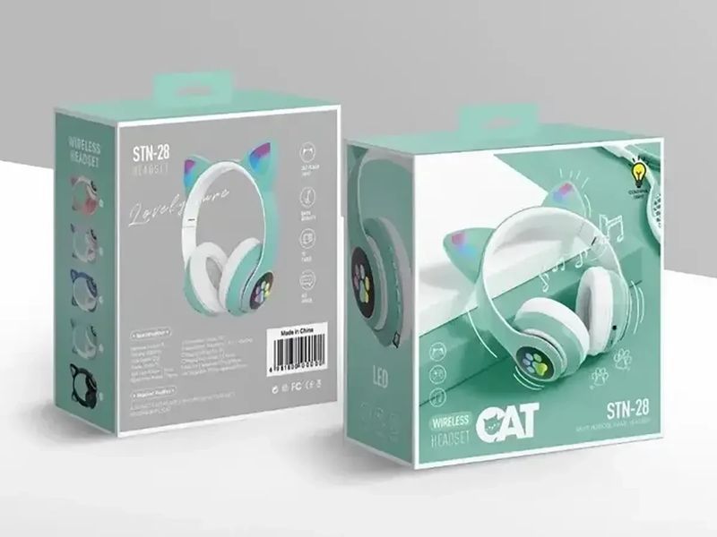 Навушники накладні Bluetooth Кошенятко з вушками STN-28 1515744796 фото