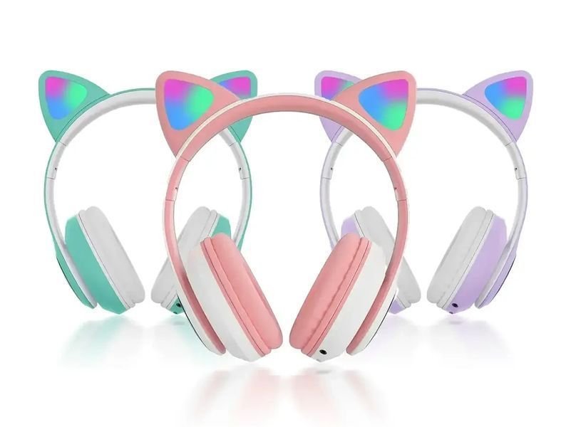 Навушники накладні Bluetooth Кошенятко з вушками STN-28 1515744796 фото