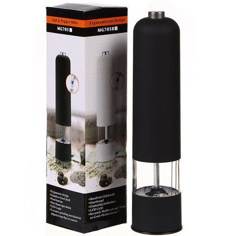 Электрическая мельница для специй Salt and Pepper Mills Black 75562733 фото
