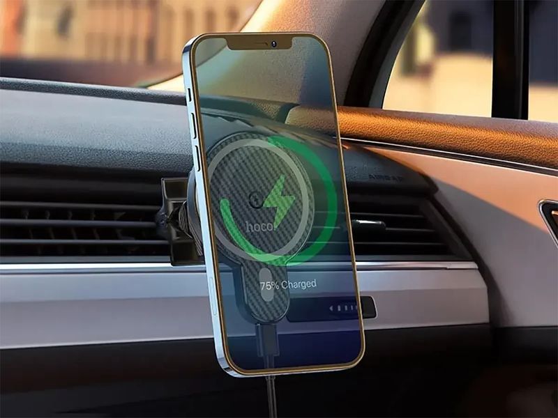 Кріплення для телефону mobile holder магніт Wireless Charger Hoco CA85 Ultra 1478965186 фото